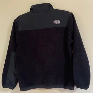North face black polartec fleece jacket